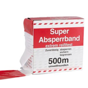 Afzetband PVC Rood/Wit